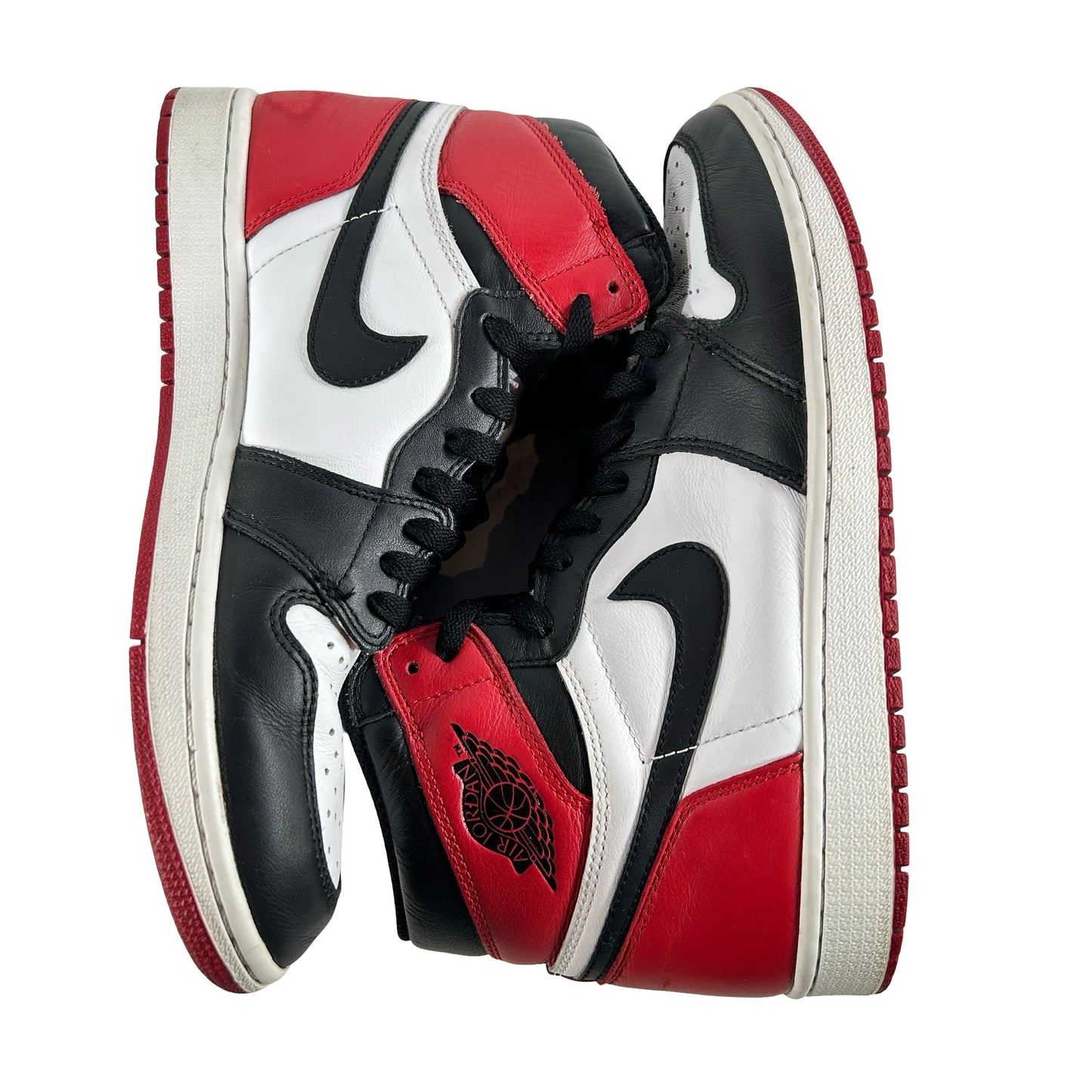 555088 125 Jordan 1 Retro Black Toe (2016) [USED] - 10 M (Used) (No Box)