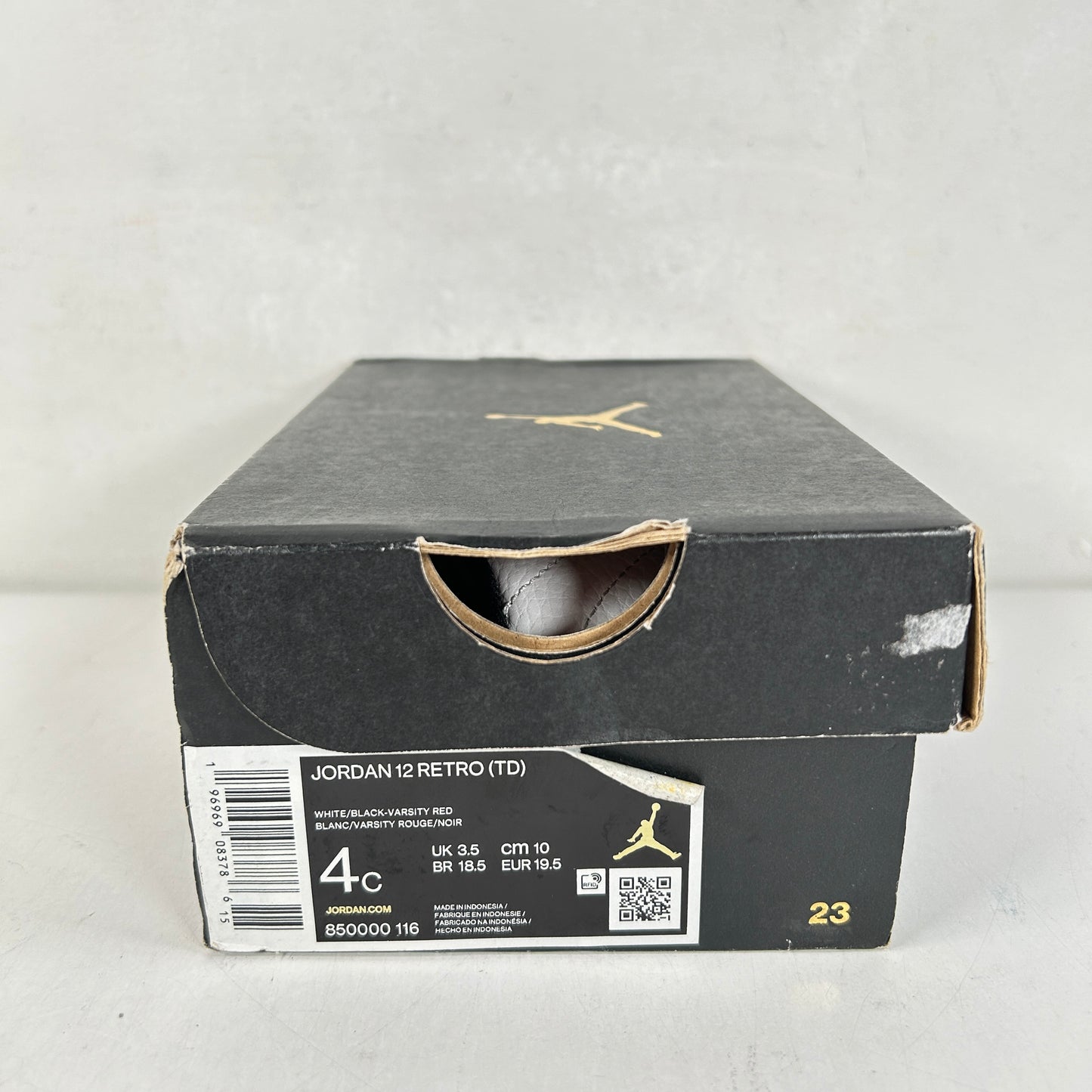 850000 116 Jordan 12 Retro Cherry (2023) (TD) [USED] - 4 C (VNDS)