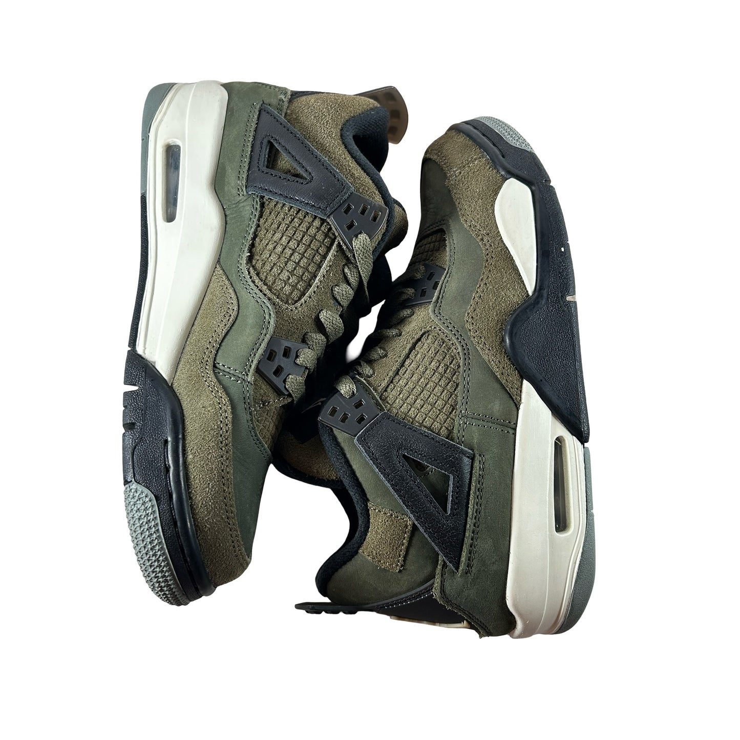 FB9928 200 Jordan 4 Retro SE Craft Medium Olive (GS) [USED] - 6 Y (Used) (No Box)
