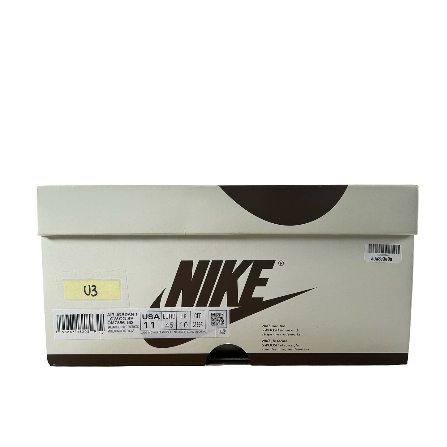 DM7866 162 Jordan 1 Retro Low OG SP Travis Scott Reverse Mocha [USED] - 11 M (Used3)