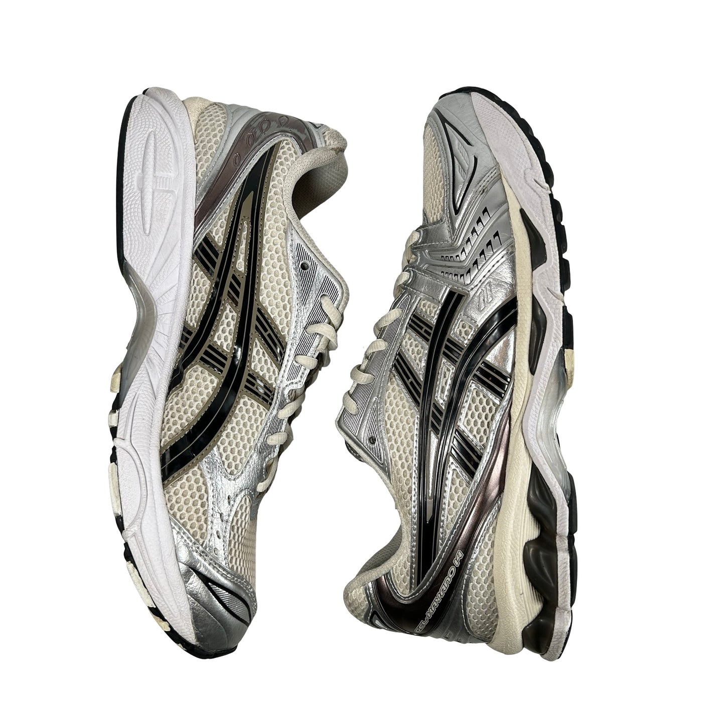 1201A019 108 ASICS Gel-Kayano 14 Cream Black Metallic Plum [USED] - 9.5 (Used3)