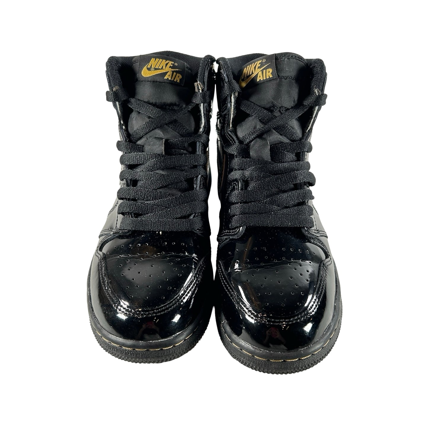 575441 032 Jordan 1 Black Metallic Gold 2020 [USED] - 5 Y (Used) (No Box)