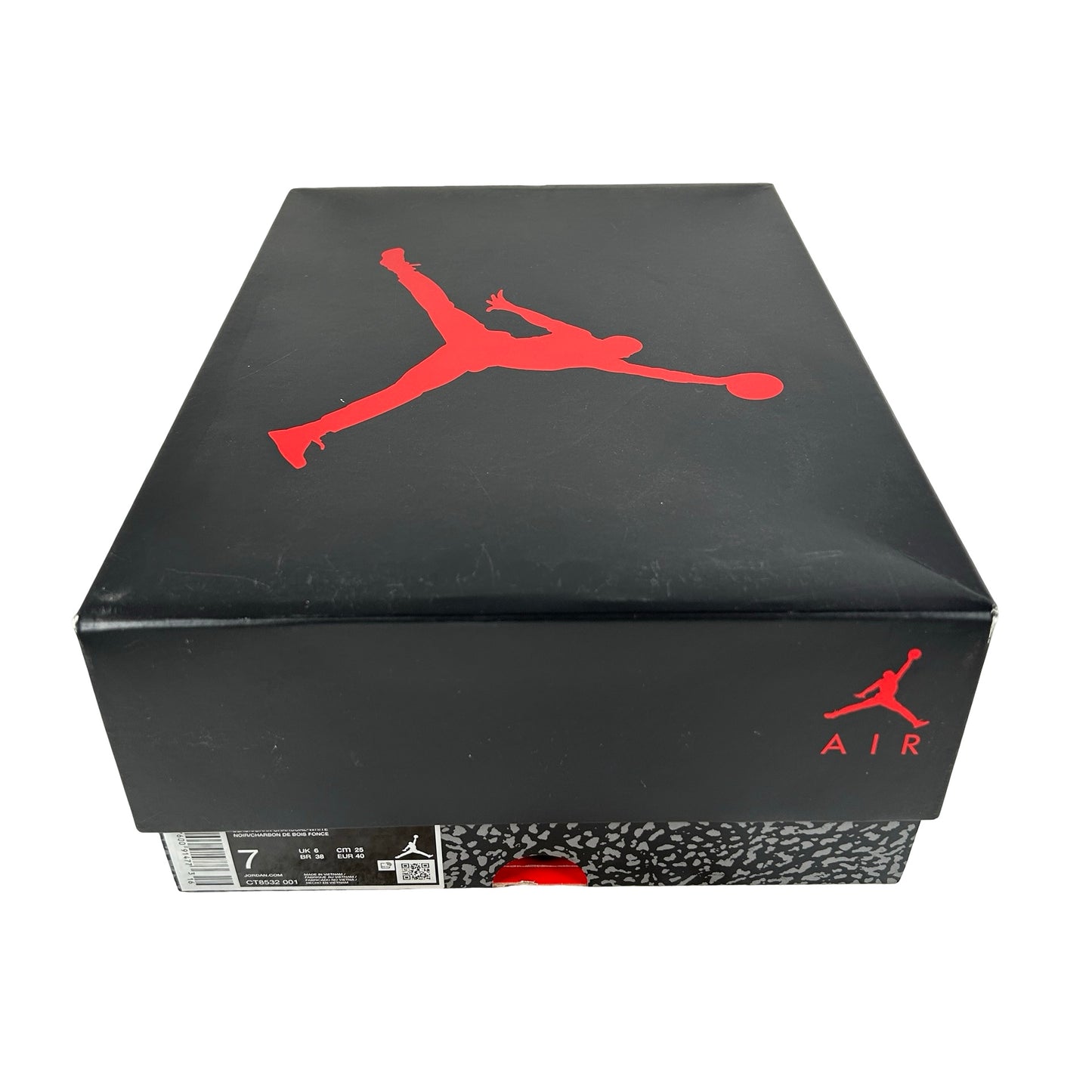 CT8532 001 Jordan 3 Retro Black Cat (2025) [USED] - 7 M (Used)