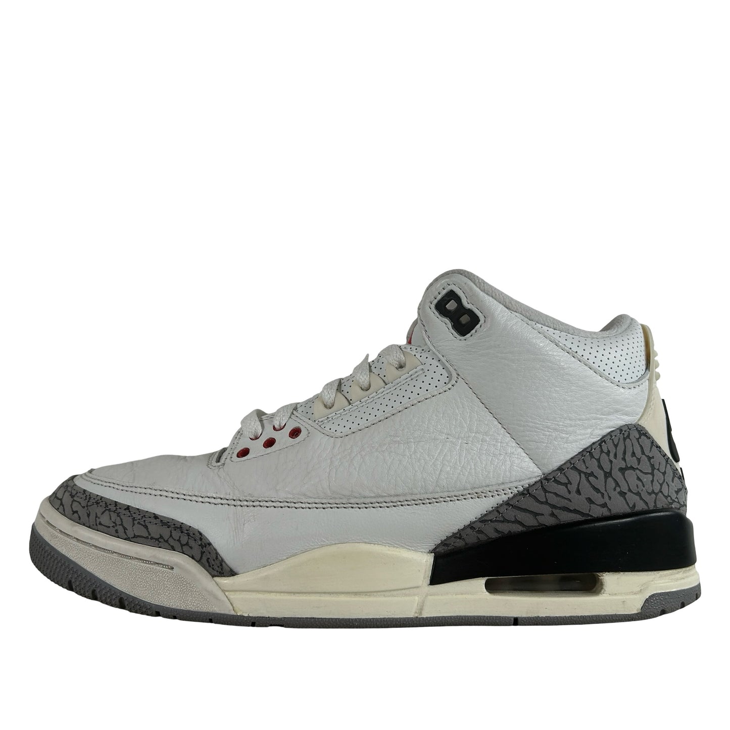 DN3707 100 Jordan 3 Retro White Cement Reimagined [USED] - 9.5 M (Used23)