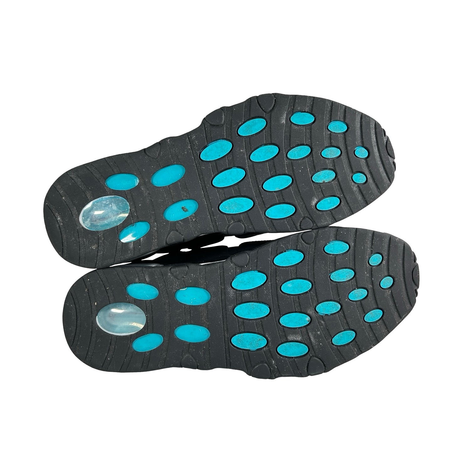 311090 100 Nike Air Max Uptempo 95 White Black Teal [USED] - 8 M (Used)