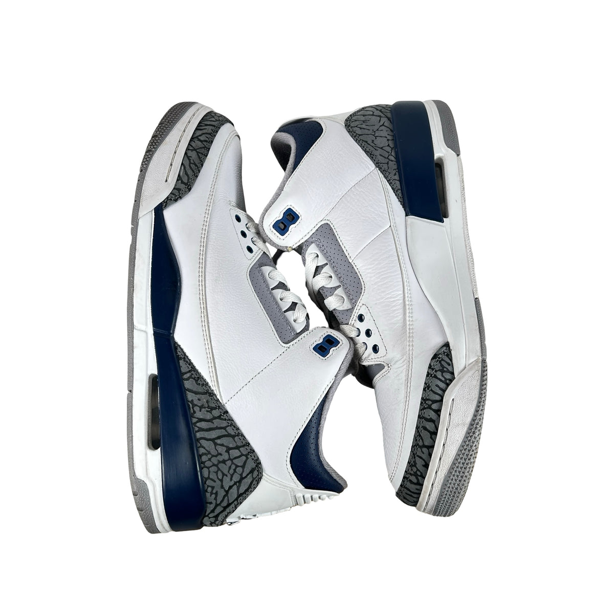 CT8532 140 Jordan 3 Retro Midnight Navy [USED] - 10.5 M (Used) (No Box)