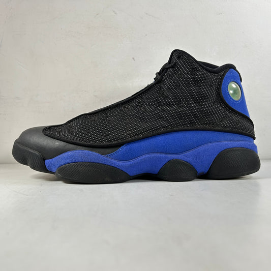 414571 040 Jordan 13 Retro Black Hyper Royal [USED] - 10 M (Used) (No Box)