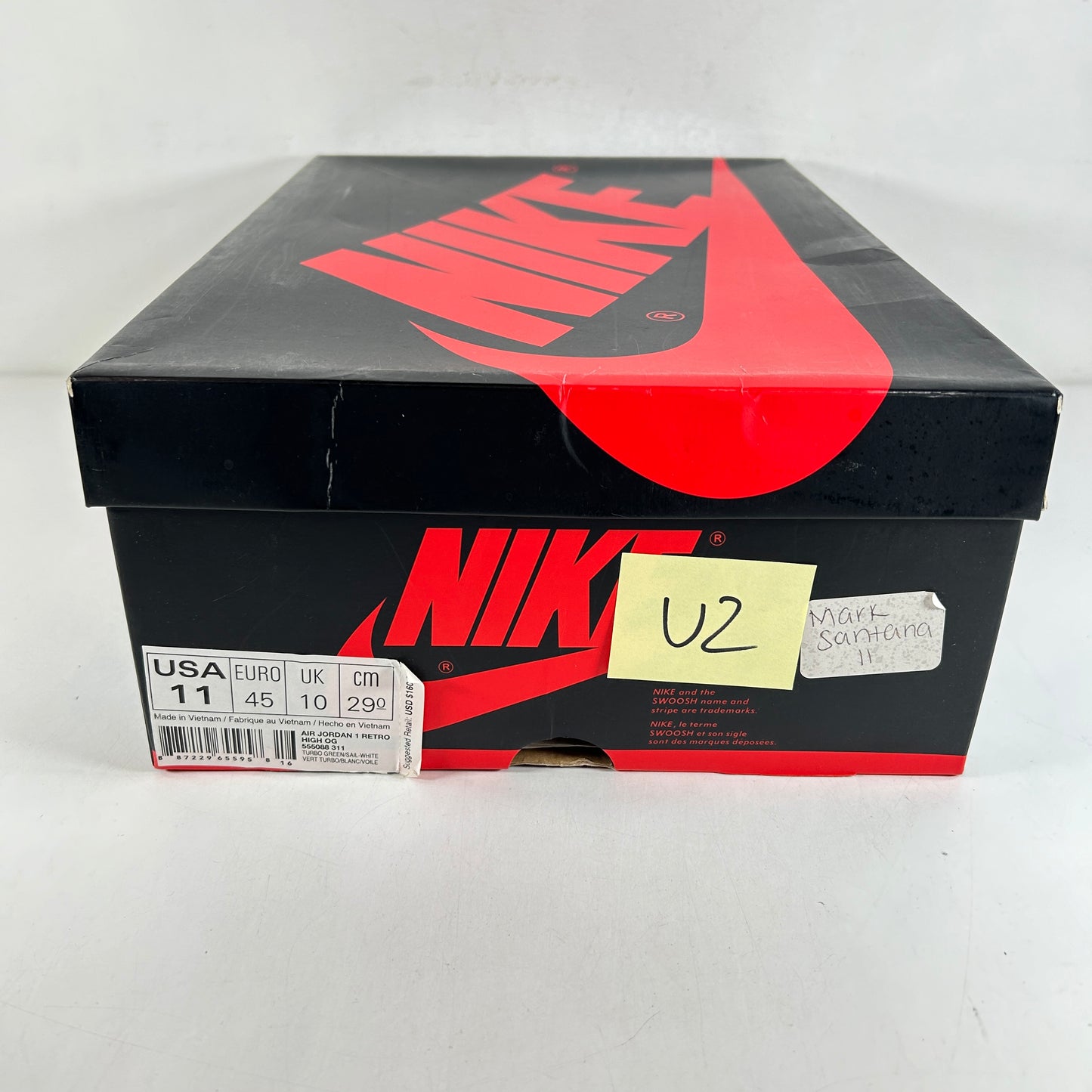 555088 311 Jordan 1 Turbo Green [USED] - 11 M (Used2)