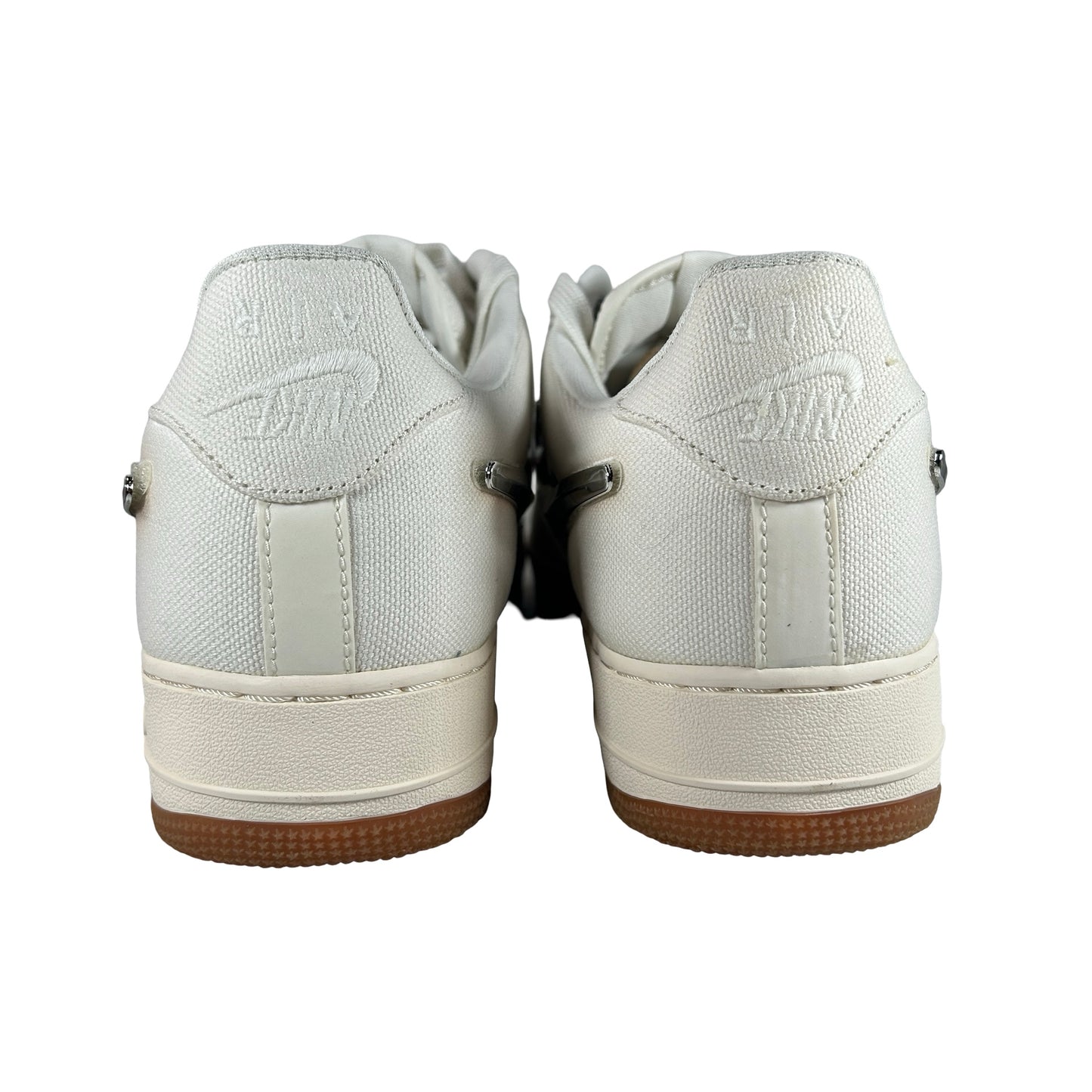 AQ4211 101 Nike Air Force 1 Low Travis Scott Sail - 12 M (Discoloration Around Swooshes)