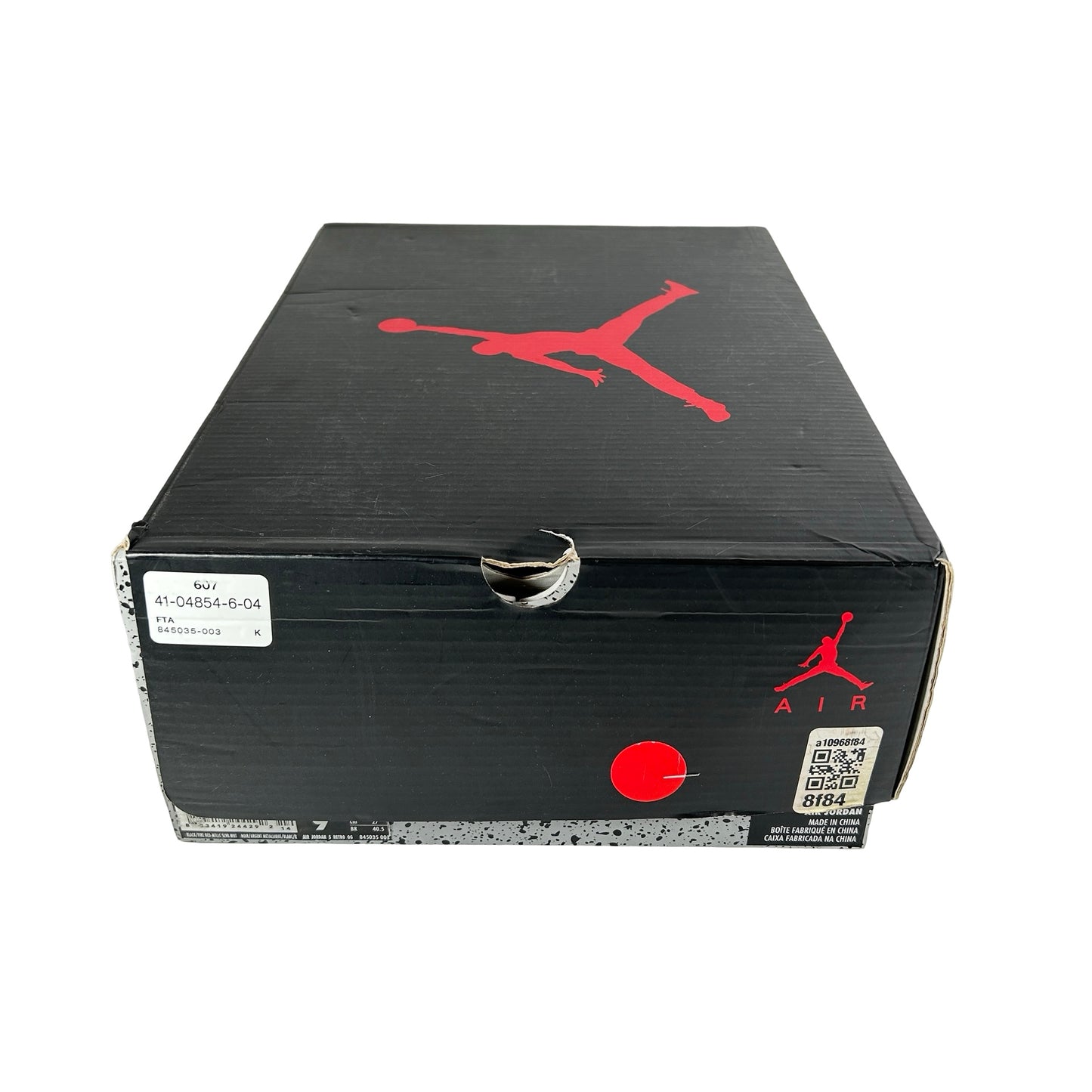 845035 003 Jordan 5 Retro Black Metallic (2016) [USED] - 9 M (Used)