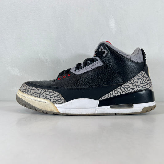 854262 001 Jordan 3 Black Cement 2018 [USED] - 7.5 M (Used)