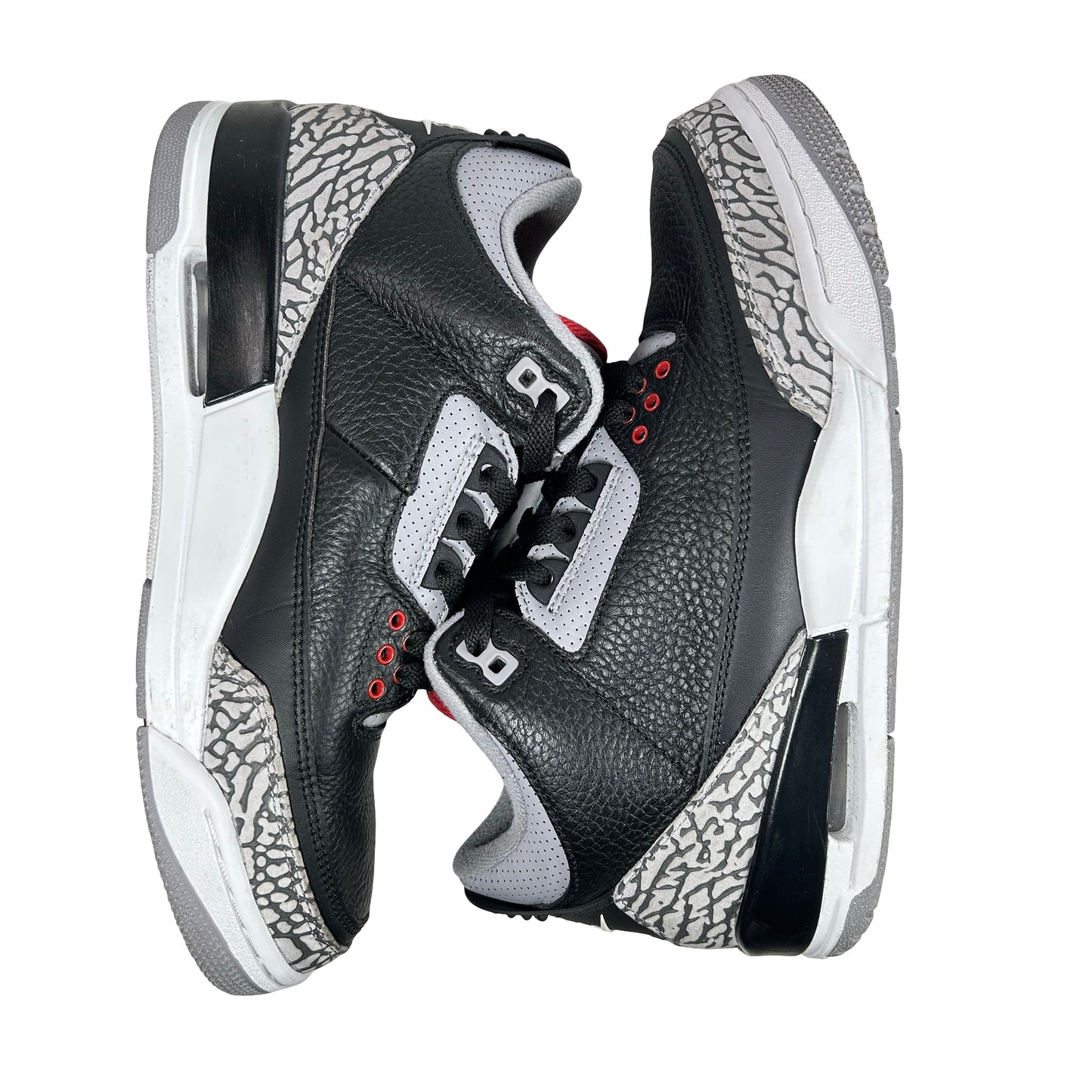 854262 001 Jordan 3 Black Cement 2018 [USED] - 8 M (Used7)