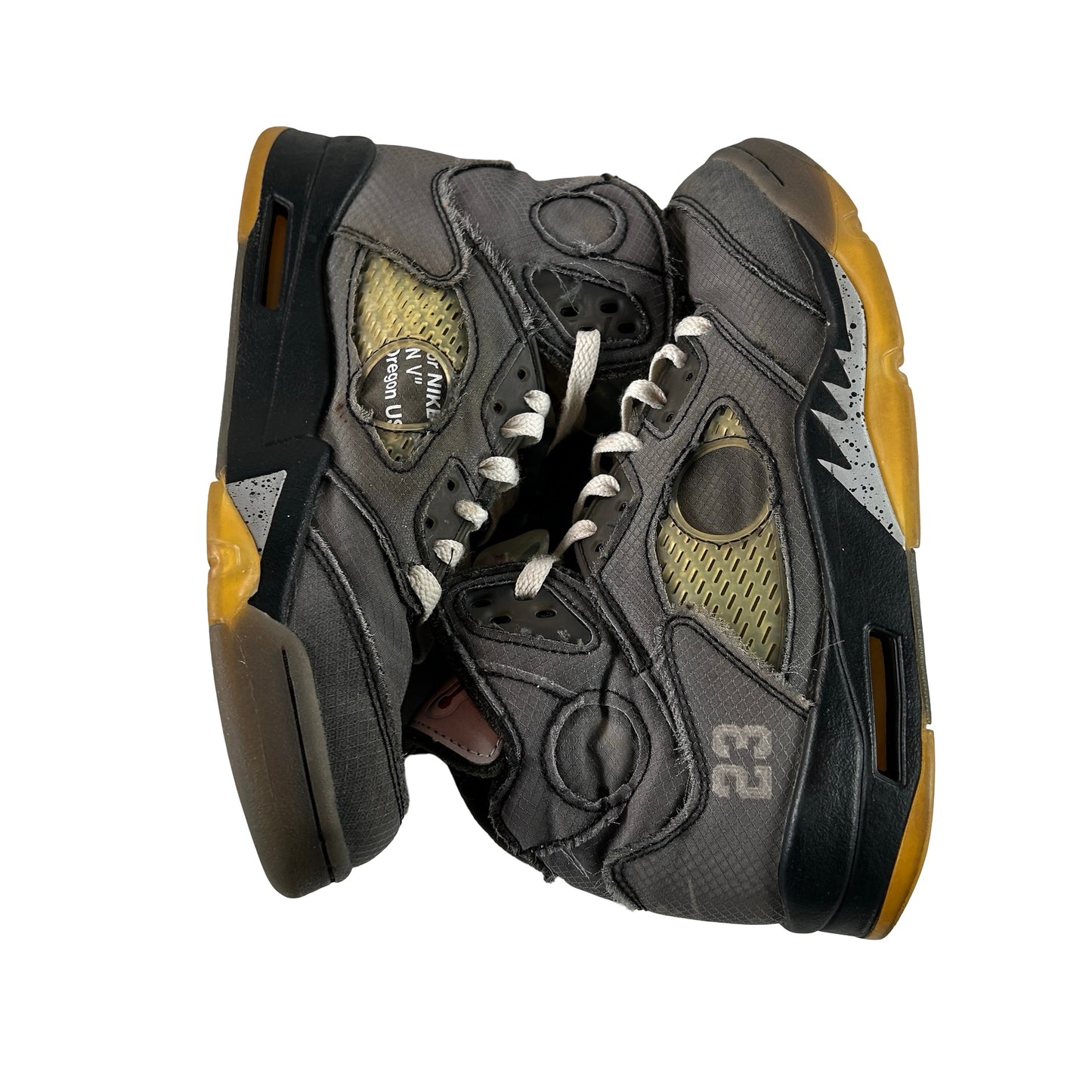 CT8480 001 Jordan 5 Off-White Black [USED] - 7.5 M (Used6)
