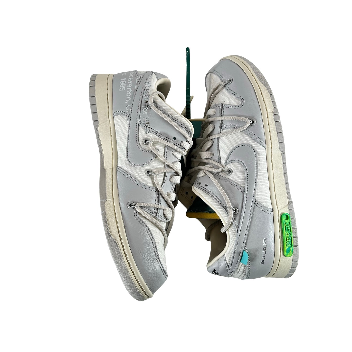 DM1602 117 Nike Dunk Low Off-White Lot 42 [USED] - 10 M (Used)