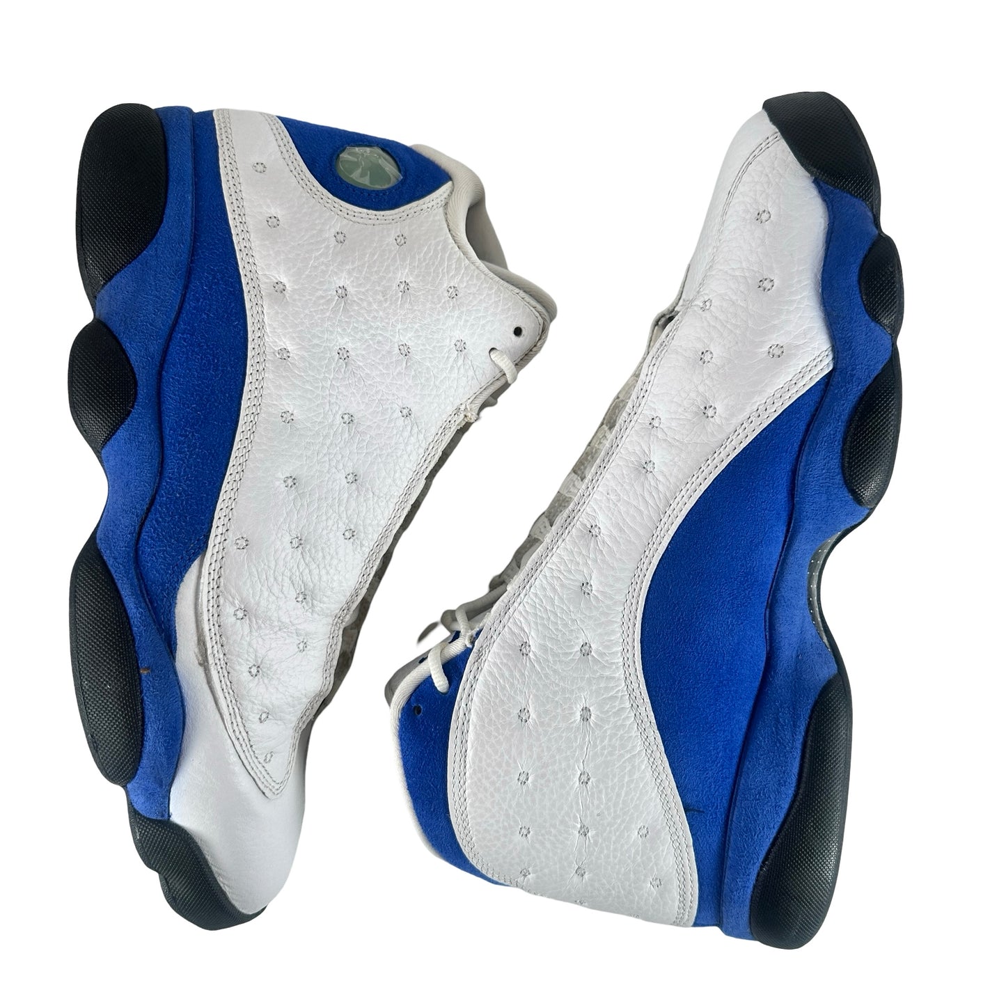 414571 117 Jordan 13 Retro White Hyper Royal Black [USED] - 11.5 M (Used) (Replace Box)