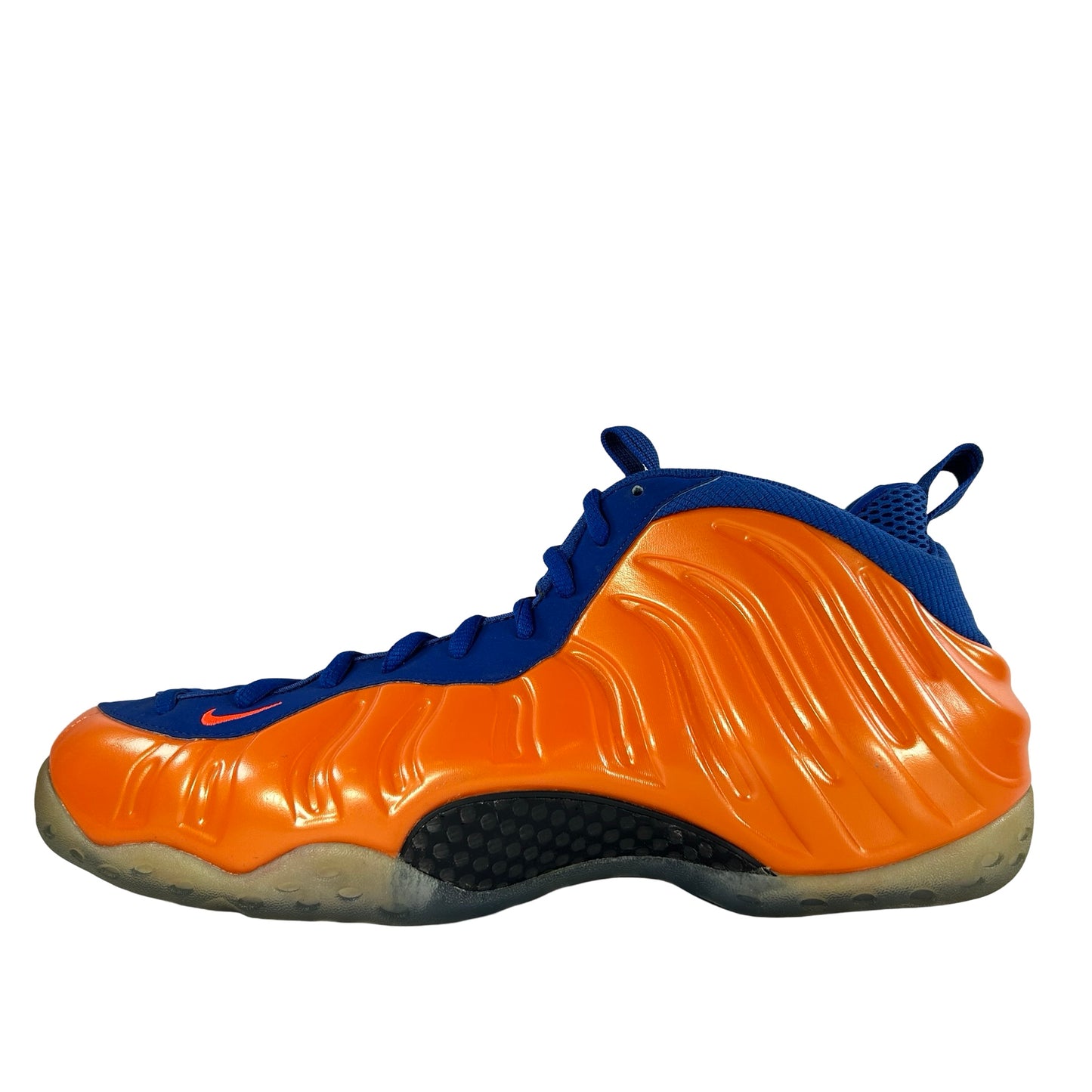 314996 801 Nike Air Foamposite One Knicks [USED] - 14 M (Used) (No Insoles)