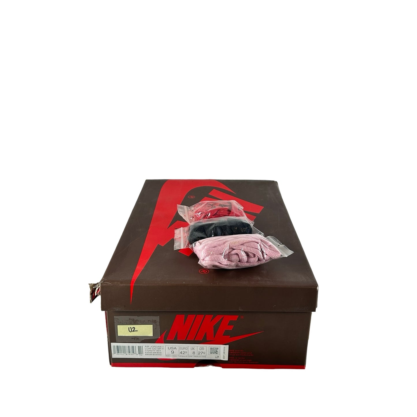 CQ4277 001 Jordan 1 Low Travis Scott Mocha [USED] - 9 M (Used2)