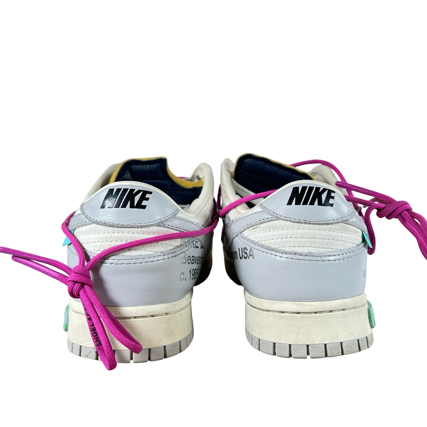 DM1602 122 Nike Dunk Low Off-White Lot 30 [USED] - 12 M (Used)