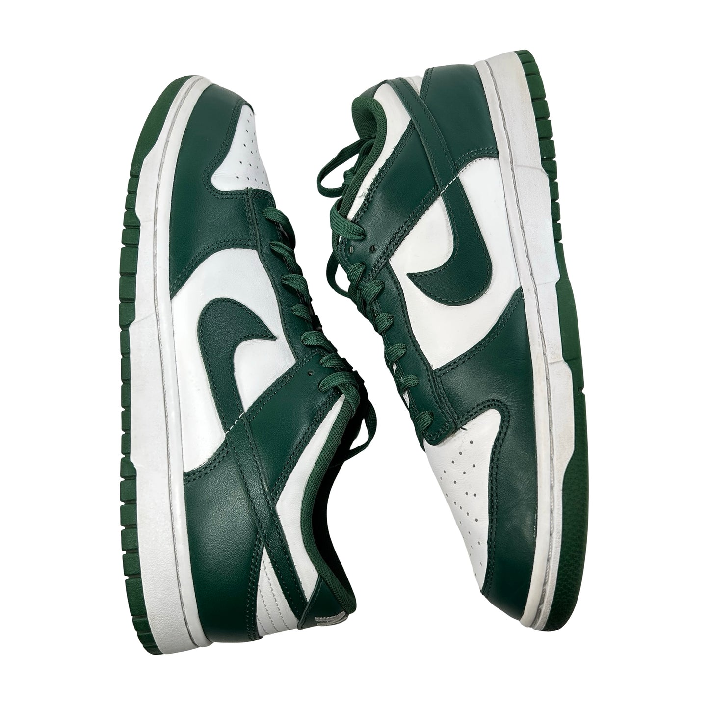 DD1391 101 Nike Dunk Low Michigan State [USED] - 11 M (Used) (No Box)