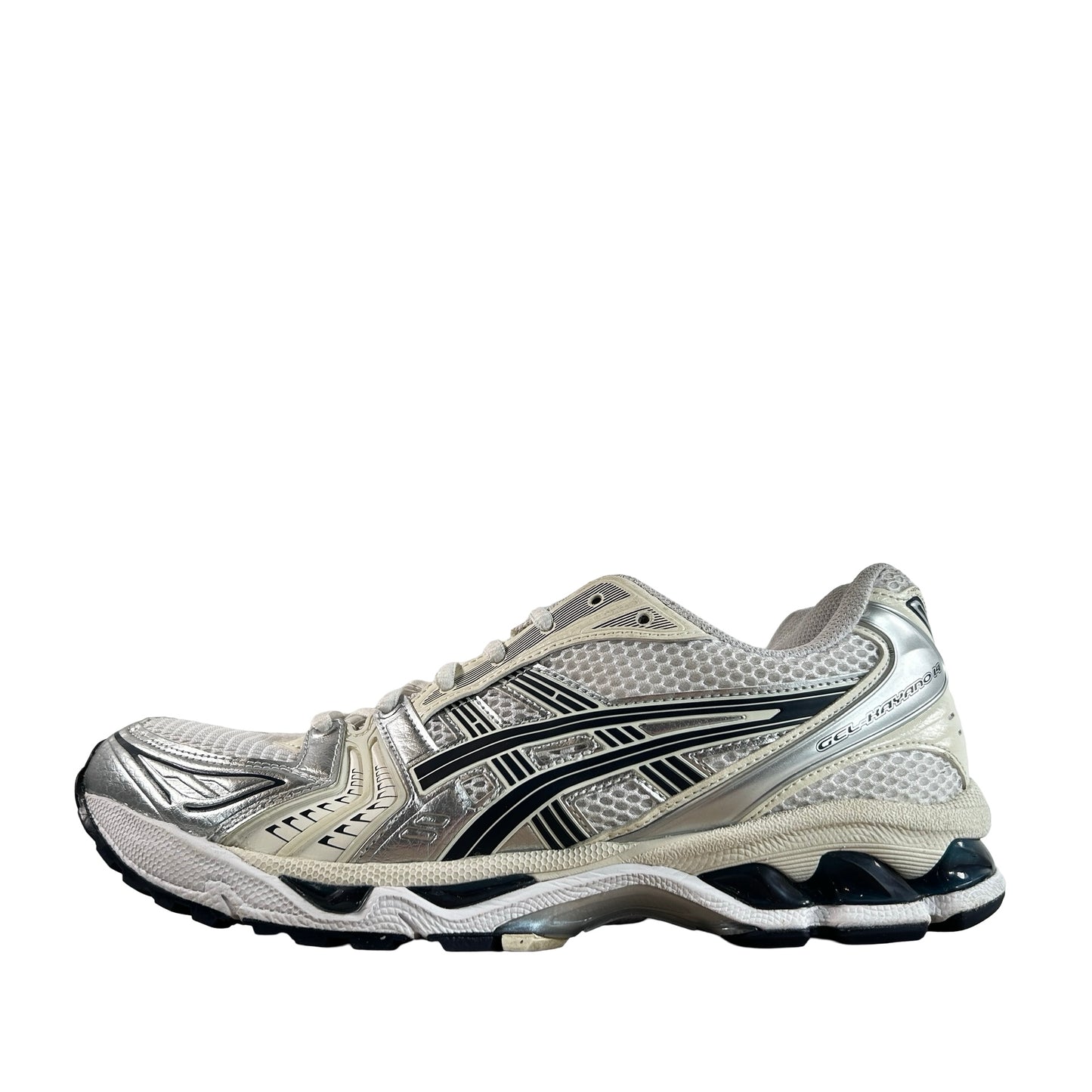1202A056 109 ASICS Gel-Kayano 14 White Midnight (Women's) [USED] - 9.5 W (Used)