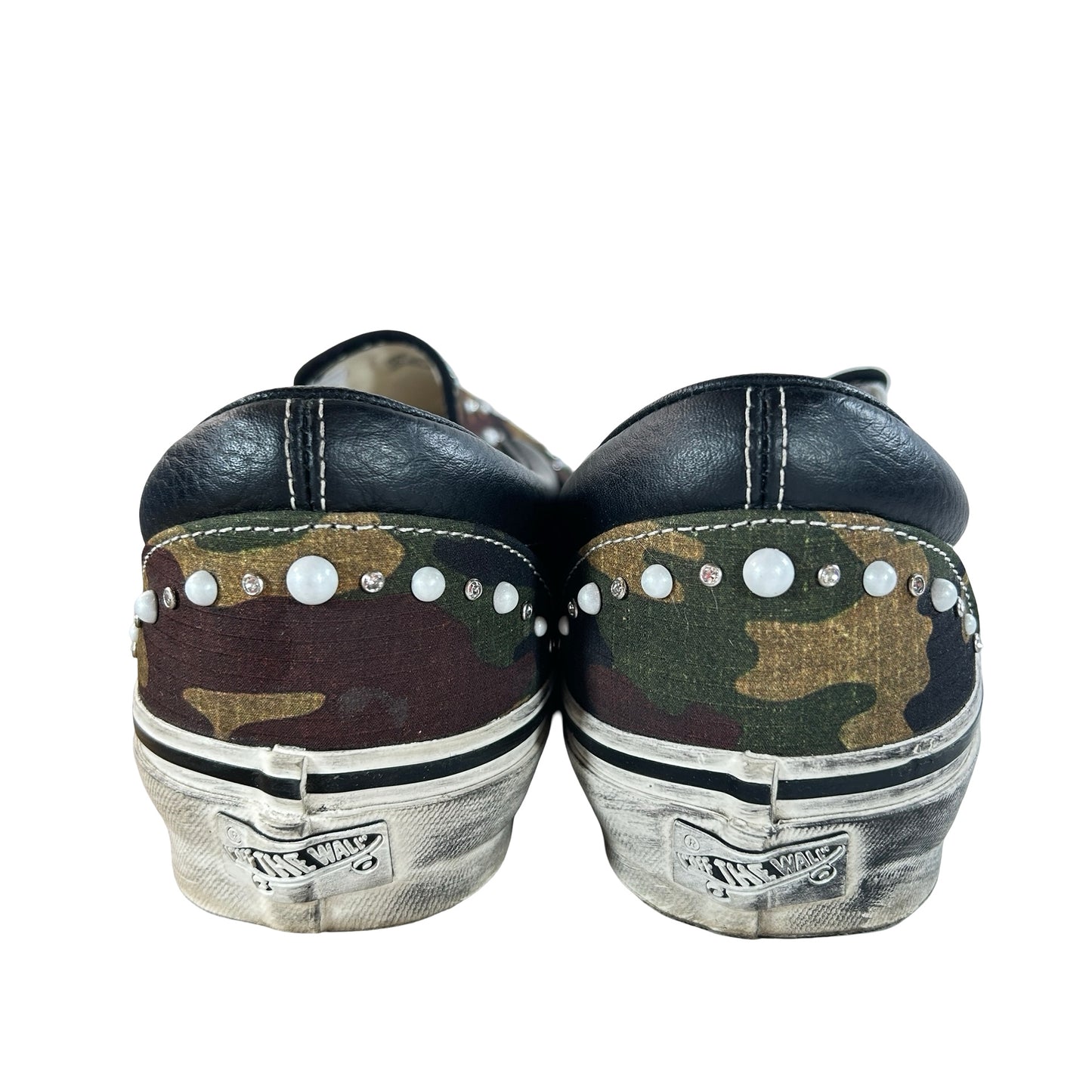 VN000D9PCAK Vans LX Classic Slip-On 98 Pearlized Pack Camo Black [USED] - 13 M (Used)