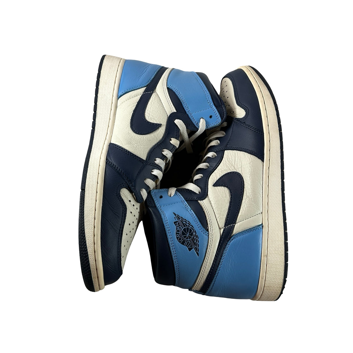 555088 140 Jordan 1 Obsidian UNC [USED] - 12 M (Used3) (No Box3)