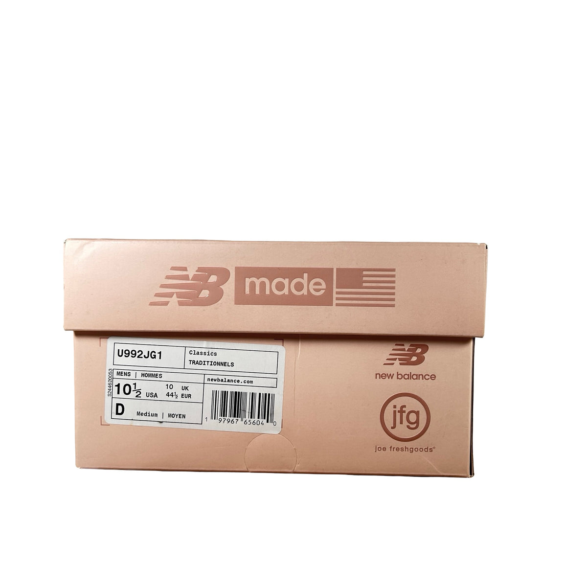 U992JG1 New Balance 992 MiUSA Joe Freshgoods Aged Well [USED] - 10.5 M (Used)