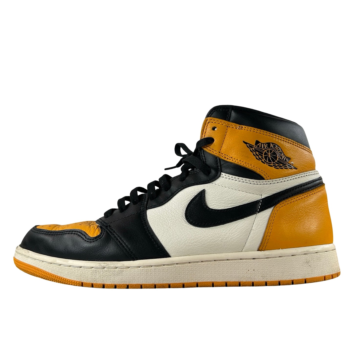 555088 711 Jordan 1 Retro High OG Yellow Toe [USED] - 12.5 M (Used)