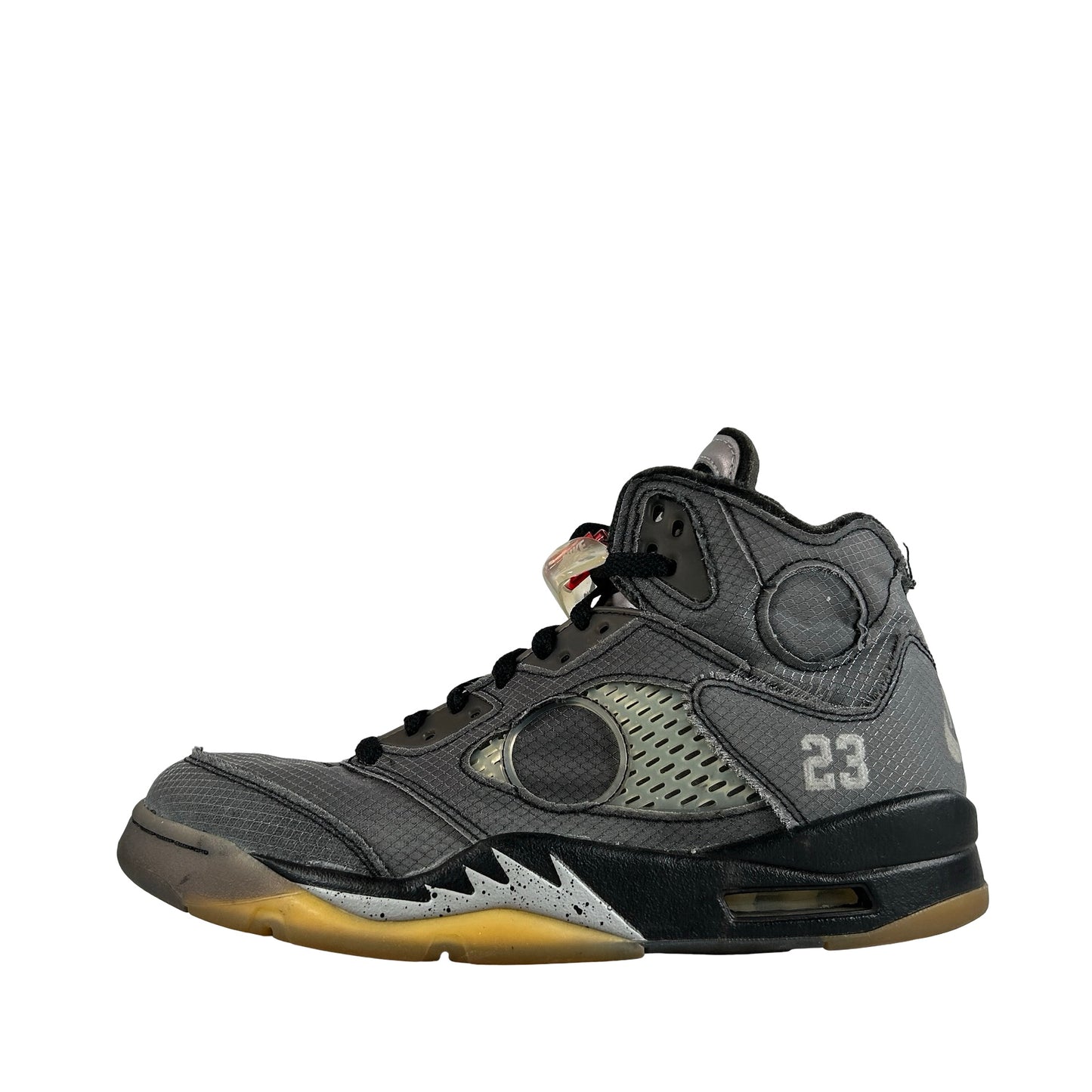CT8480 001 Jordan 5 Off-White Black [USED] - 9 M (Used9)
