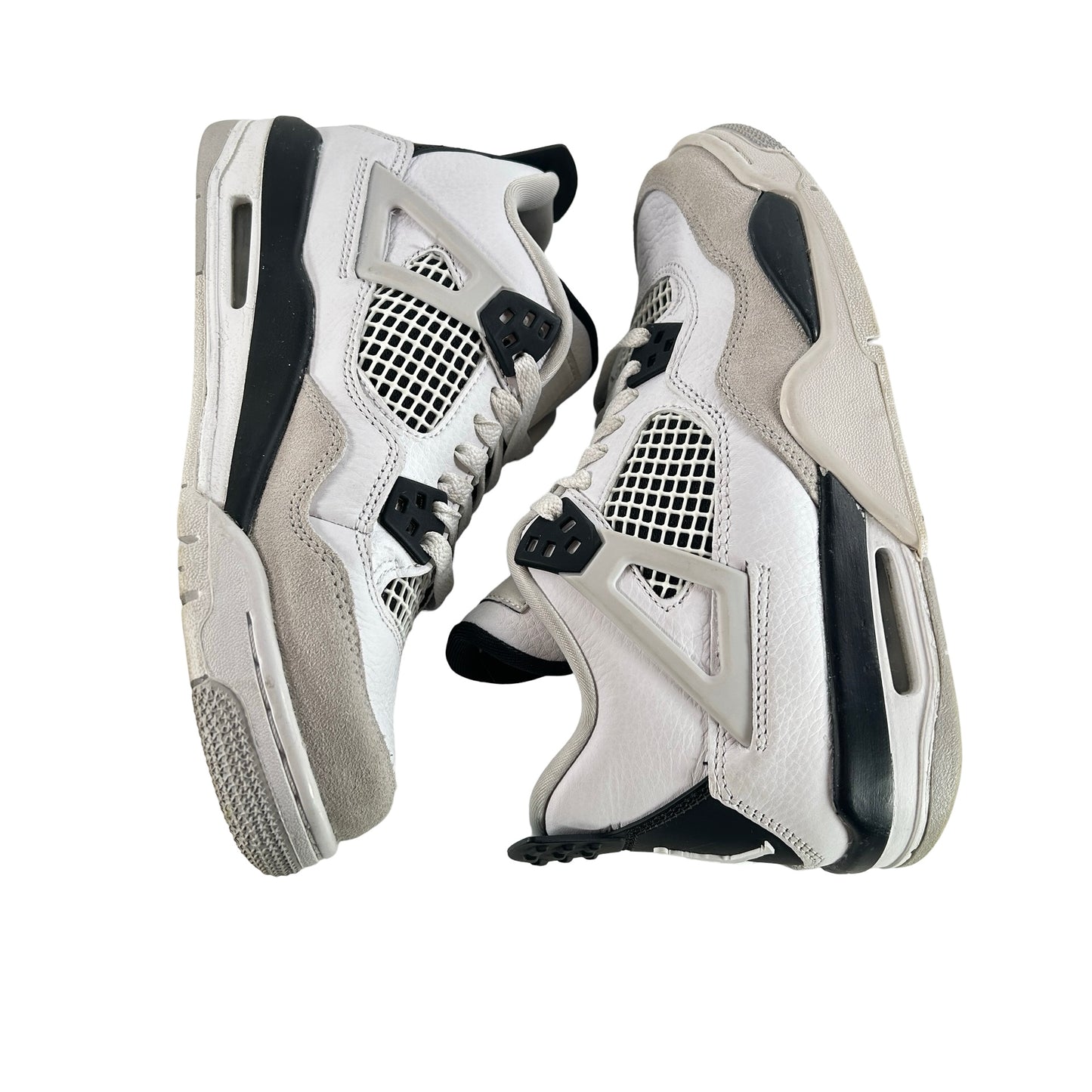 408452 111 Jordan 4 Retro Military Black (GS) [USED] - 5 Y (Used)