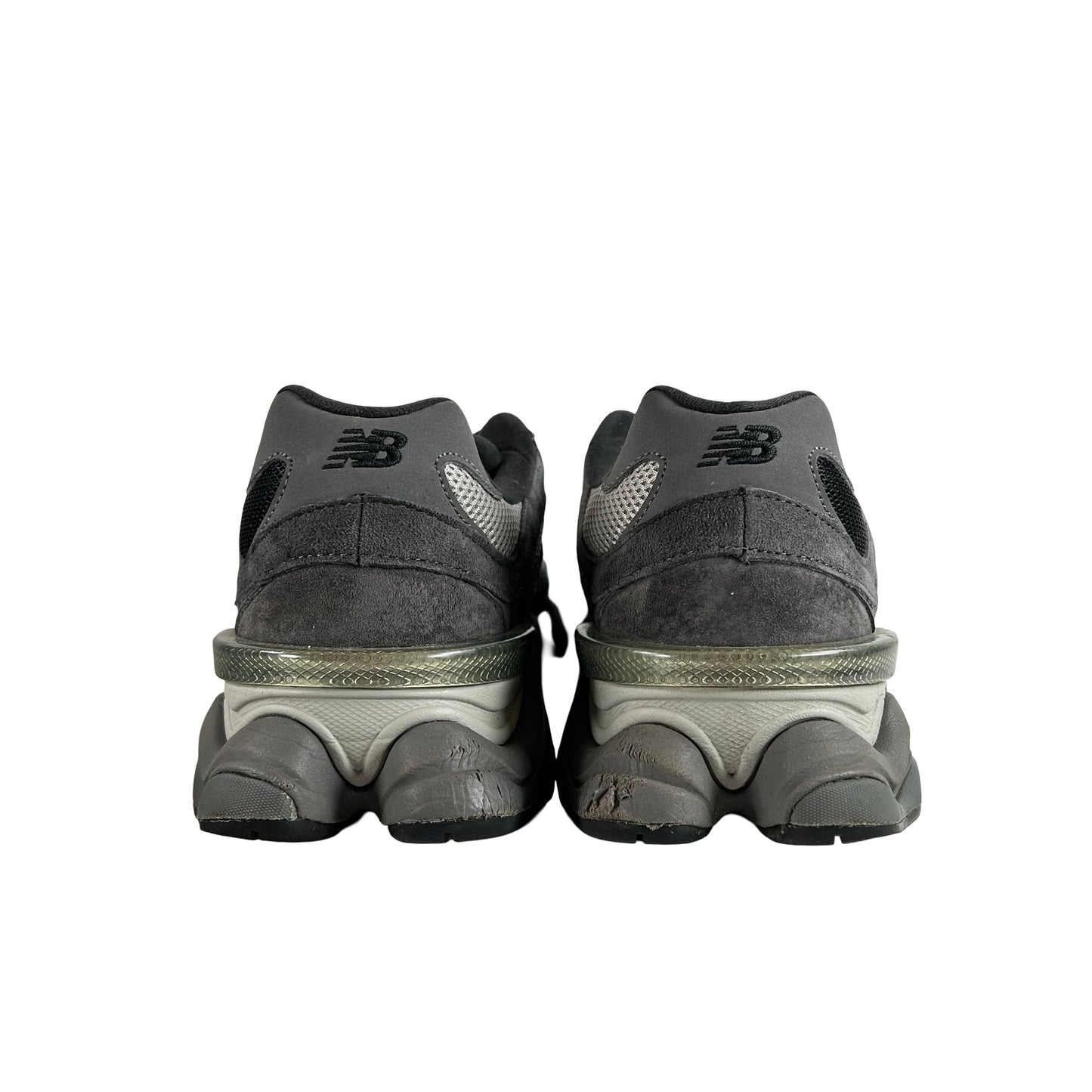 U9060BLK New Balance 9060 Black Castlerock Grey [USED] - 9.5 M (Used)