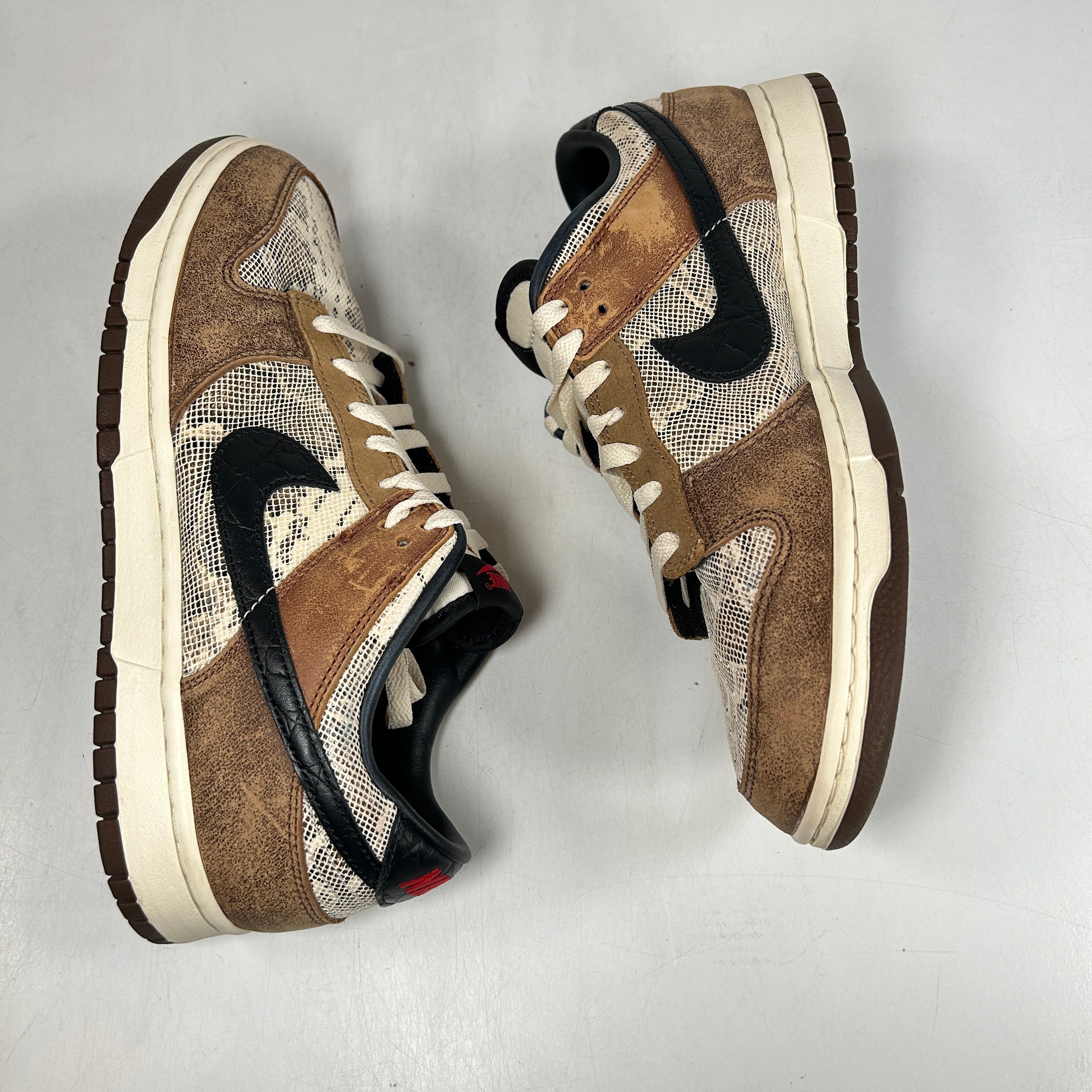 FJ5434 120 Nike Dunk Low Premium CO.JP Brown Snakeskin [USED] - 9