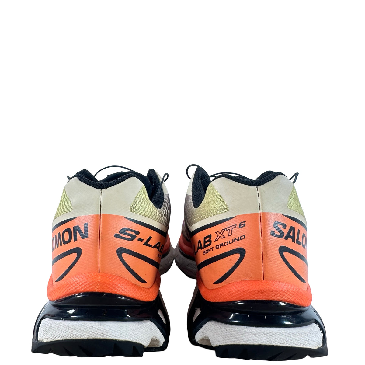 L49154300 Salomon XT-6 Black Almond Dragon Fire [USED] - 9 M (Used) (No Box)
