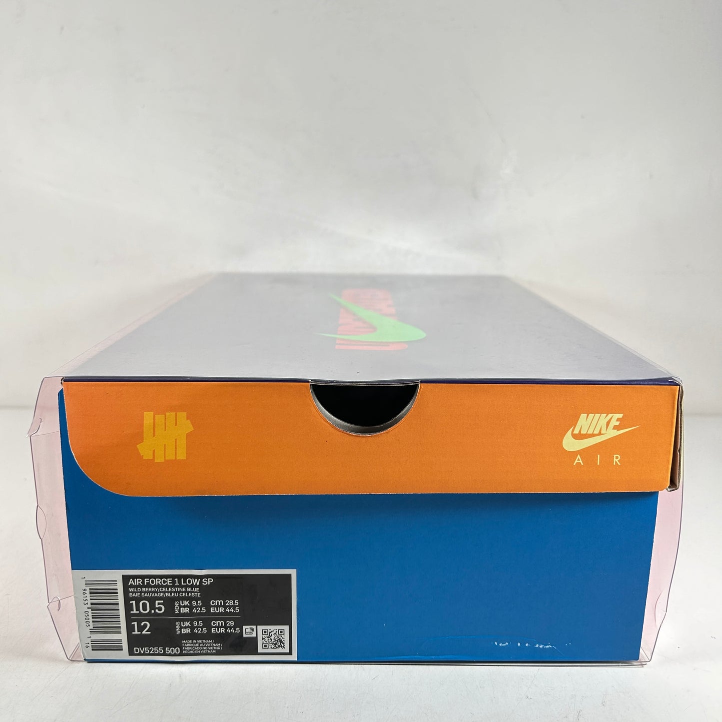 DV5255 500 Nike Air Force 1 Low SP Undefeated Multi-Patent Wild Berry [USED] - 10.5 M (Used)