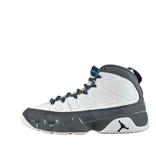 HV4794 100 Jordan 9 Retro Flint Grey French Blue (2026) [USED] - 8.5 M (Used) (Replace Box)