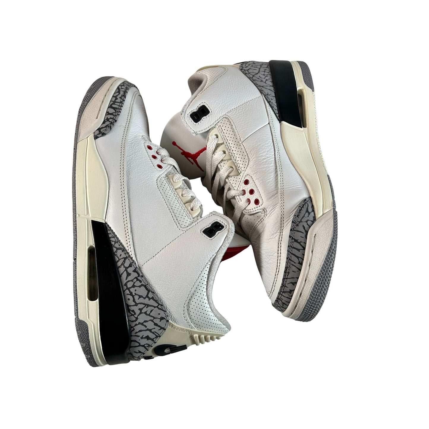 DN3707 100 Jordan 3 Retro White Cement Reimagined [USED] - 9.5 M (Used14)