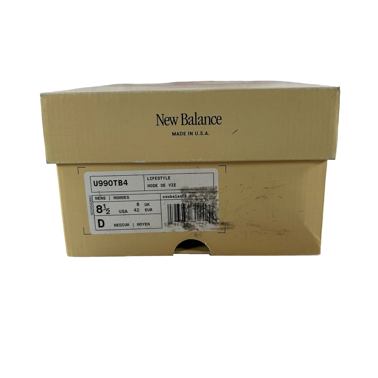 U990TB4 New Balance 990v4 MiUSA Teddy Santis Plum Purple [USED] - 8.5 M (Used)