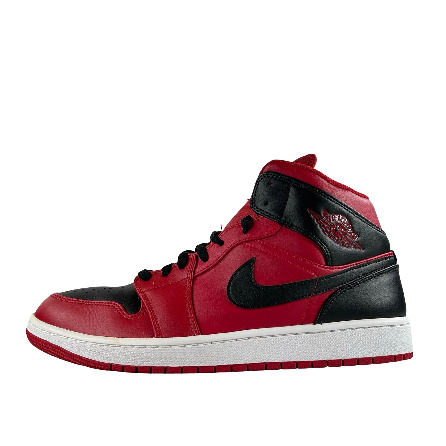 554724 660 Jordan 1 Mid Reverse Bred (2021) [USED] - 12 M (VNDS)