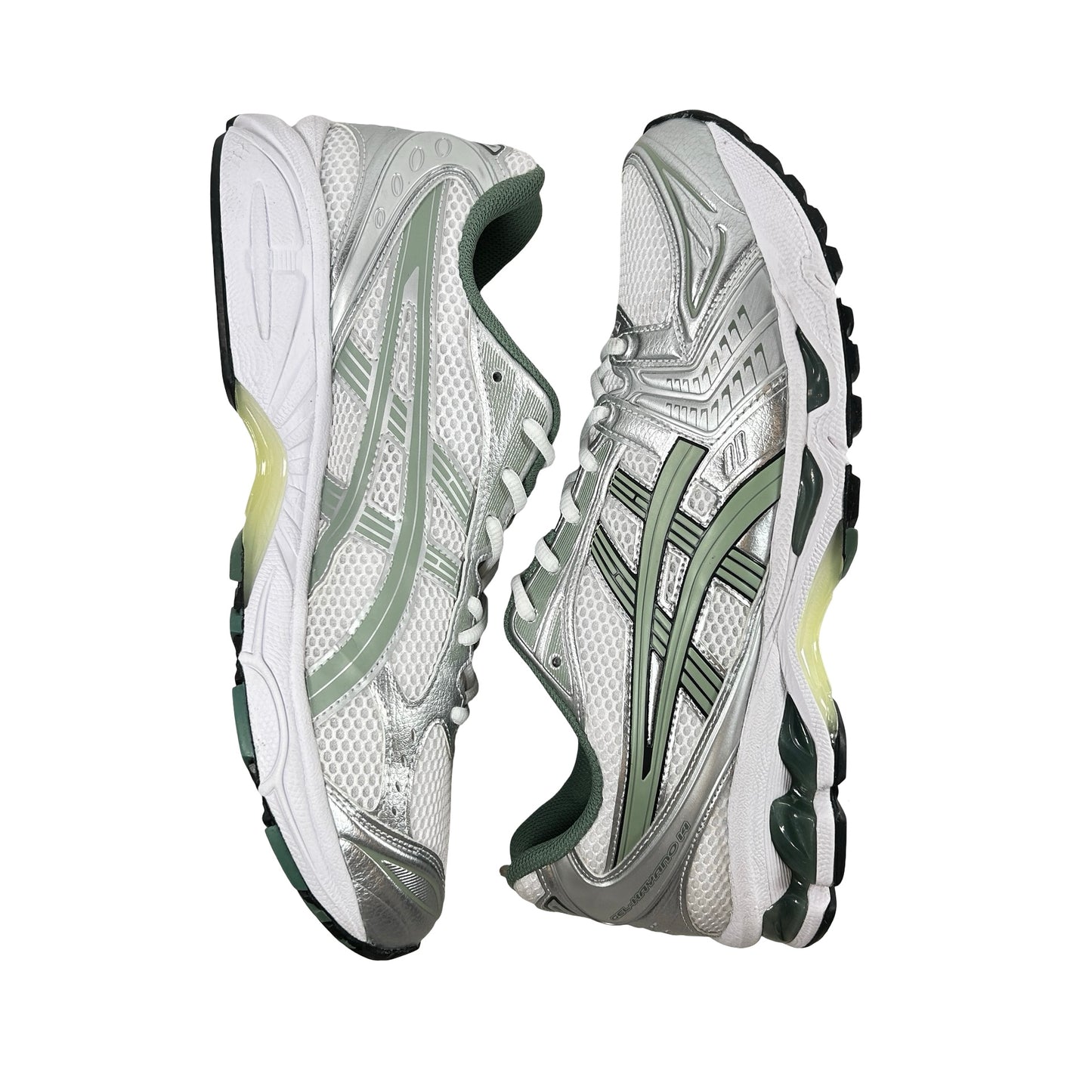 1201A019 107 ASICS Gel-Kayano 14 White Pure Silver Slate Grey Sage [USED] - 11 M (VNDS)