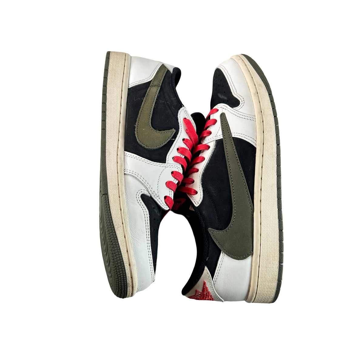 DZ4137 106 Jordan 1 Retro Low OG SP Travis Scott Olive (W) [USED] - 9 W (Used6)