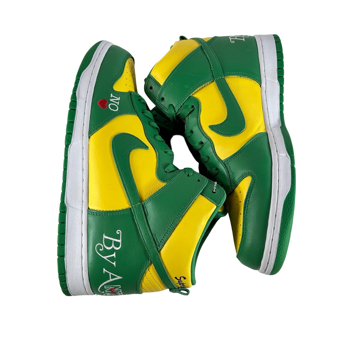 DN3741 700 Nike SB Dunk High Supreme By Any Means Brazil [USED] - 12 M (Used)
