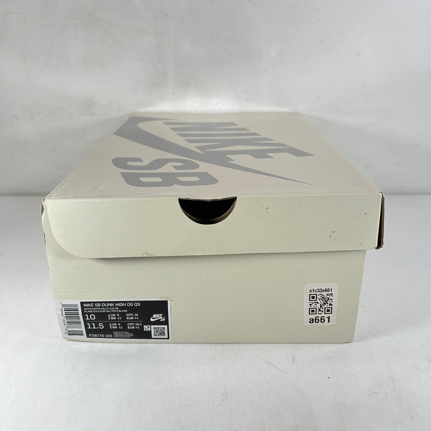 FD8779 100 Nike SB Dunk High Supreme Rammellzee [USED] - 10 M (Used)