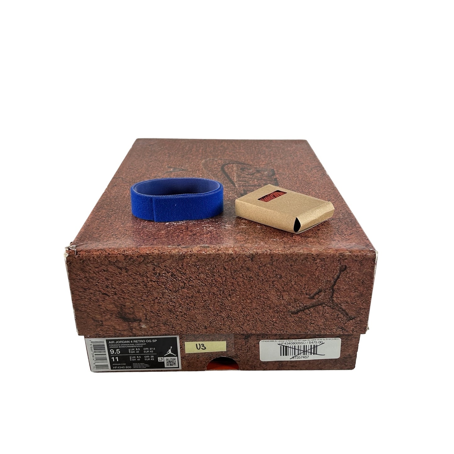 HF4340 800 Air Jordan 4 Retro OG SP Nigel Sylvester Brick by Brick [USED] - 9.5 M (Used3)
