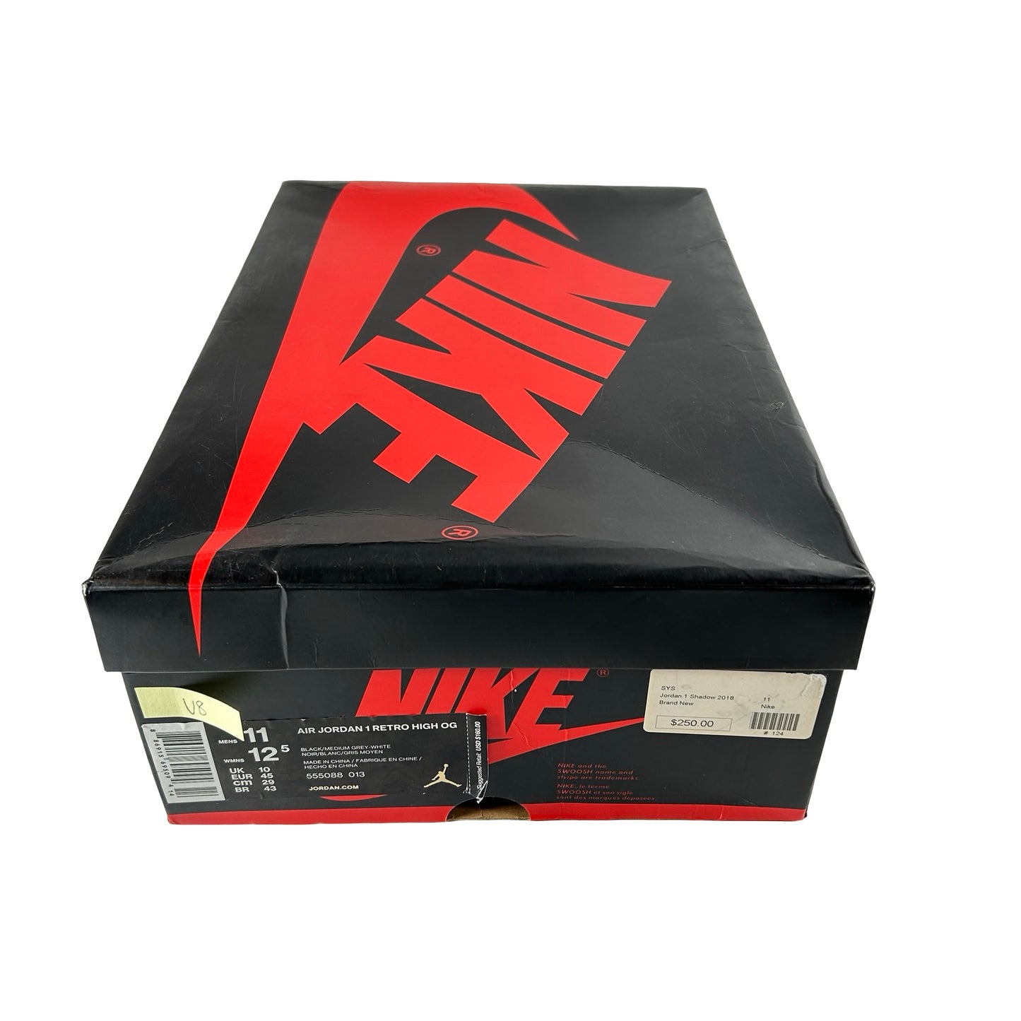 555088 013 Jordan 1 Shadow (2018) [USED] - 11 M (Used8)