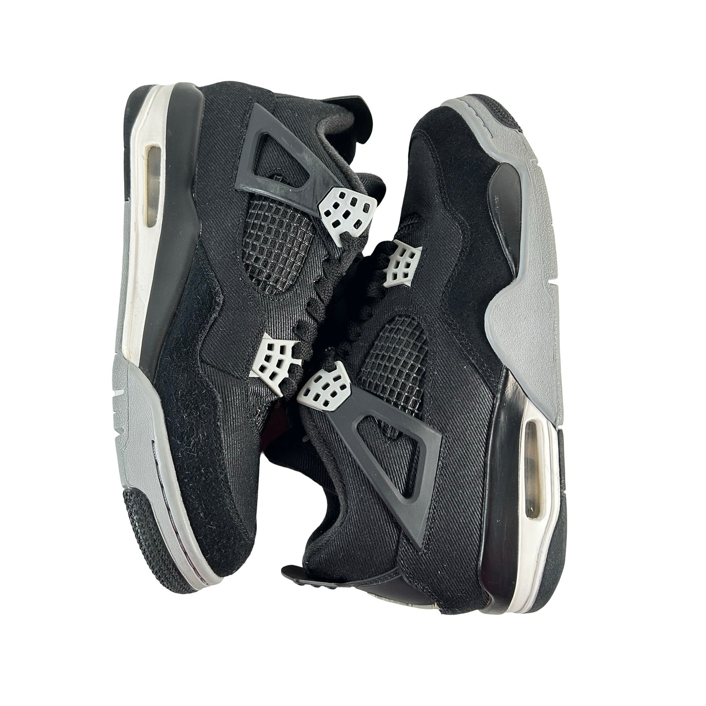 DH7138 006 Jordan 4 Retro SE Black Canvas [USED] - 8 M (Used)