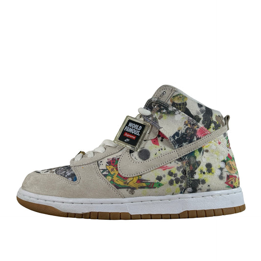 FD8779 100 Nike SB Dunk High Supreme Rammellzee [USED] - 9.5 M (Used3)