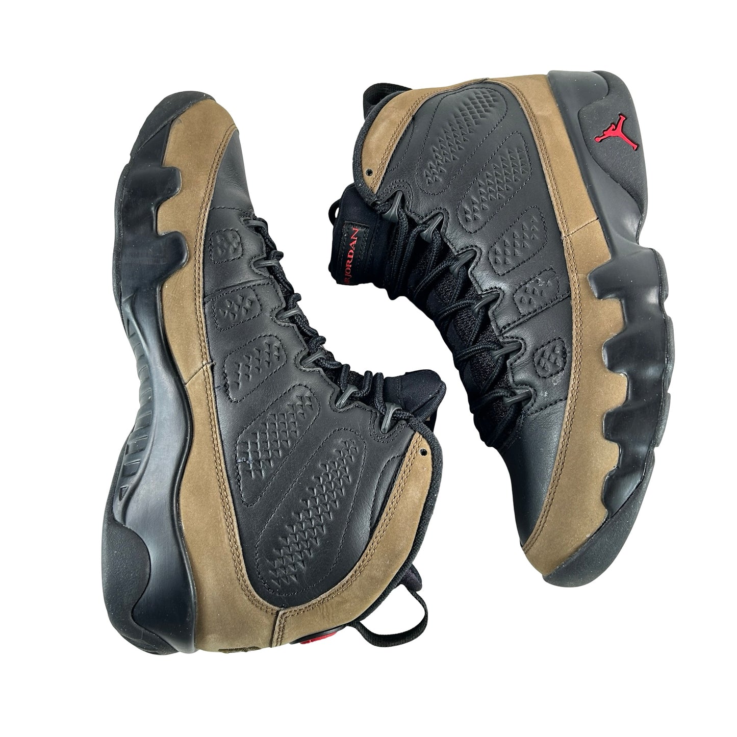 HV4794 030 Air Jordan 9 Retro Olive (2024) [USED] - 9.5 M (Used10)