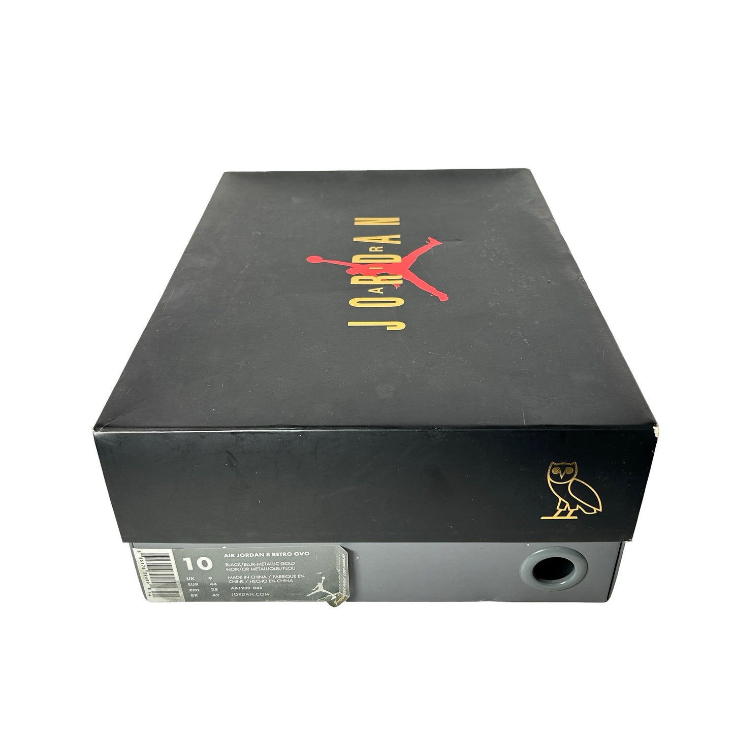 AA1239 045 Jordan 8 Retro OVO Black [USED] - 10 M (Used)