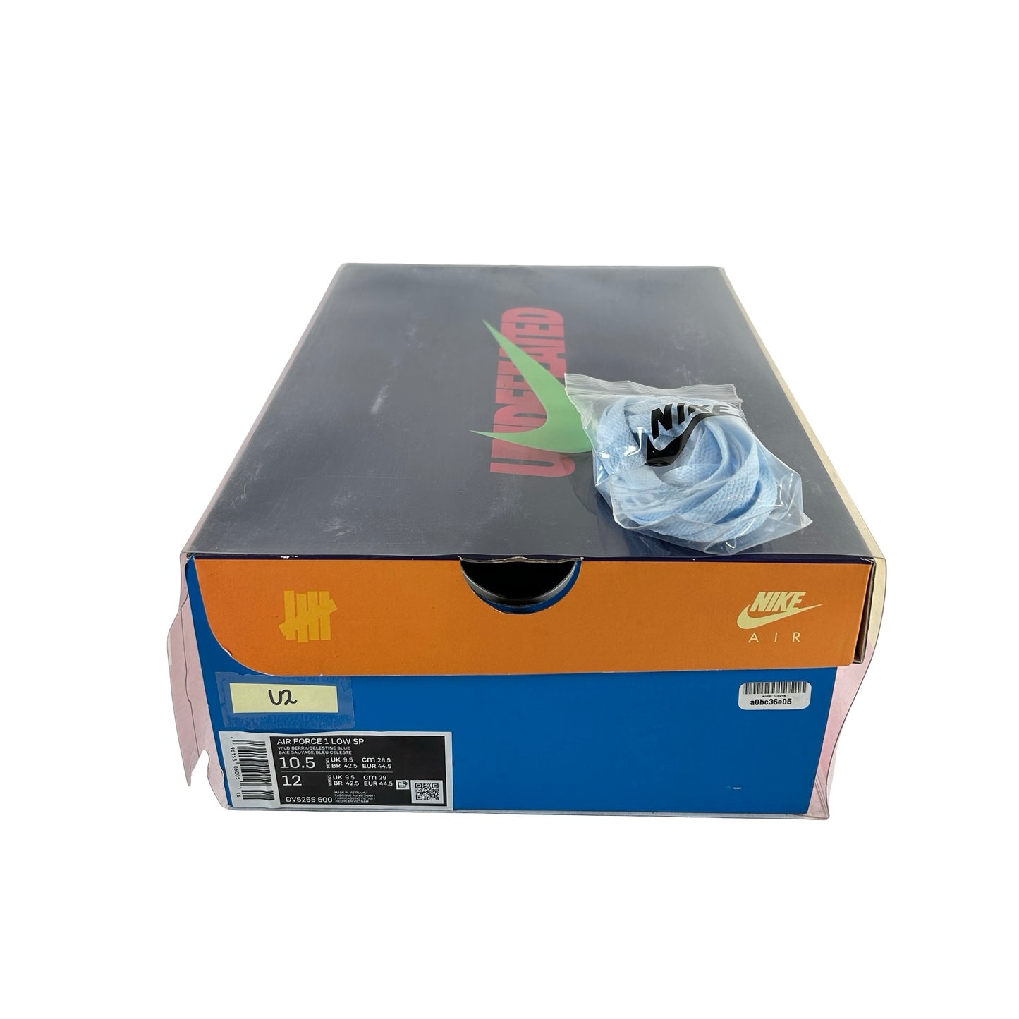 DV5255 500 Nike Air Force 1 Low SP Undefeated Multi-Patent Wild Berry [USED] - 10.5 M (Used2)