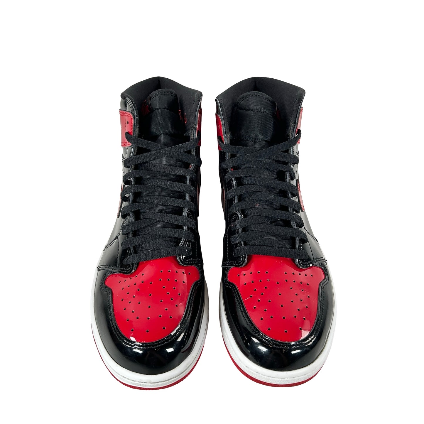 555088 063 Jordan 1 Retro High OG Patent Bred [USED] - 13 M (Used4)